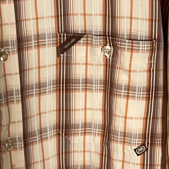 Ecko Unlimited Men’s Plaid Short Sleeve Classic Material Button Down Shirt Sz XL - Picture 6 of 10